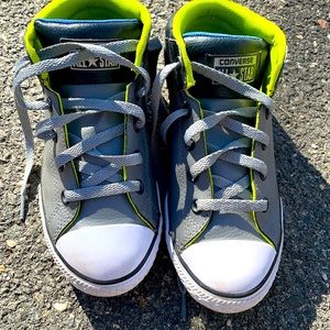 Leather Converse Mid top sneakers